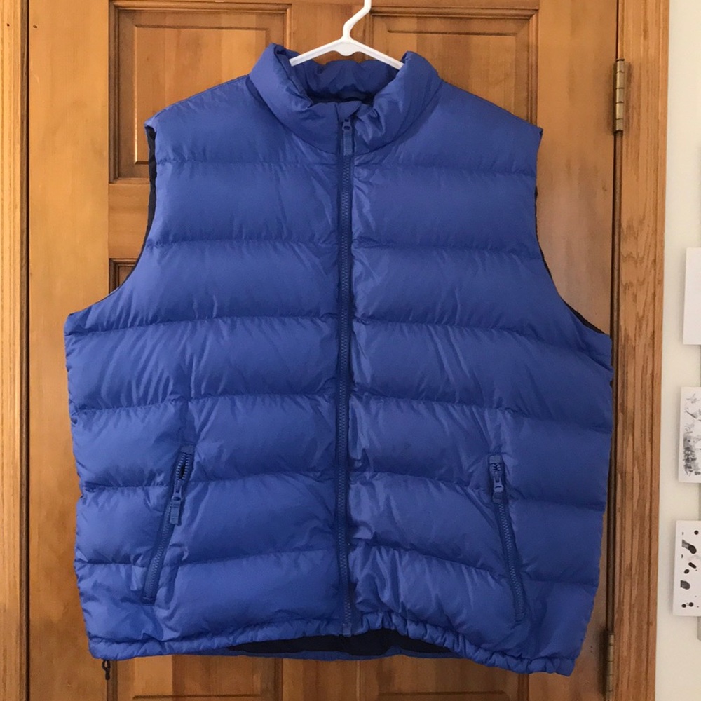 Lands End blue vest